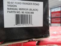 93-97 Ford Ranger Road Vision Black Manual Mirror - Image 5