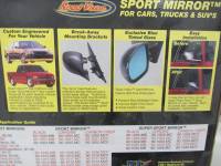 93-97 Ford Ranger Road Vision Black Manual Mirror - Image 4