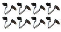Key Parts - 55-59 Chevy/GMC 2nd Series Pickup Truck Dash Molding with 8 Clips - Image 2