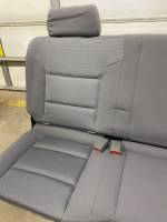 14-18 Chevy Silverado/GMC Sierra Double/Extended Cab 2nd Row Gray Cloth Bench Seat - Image 4