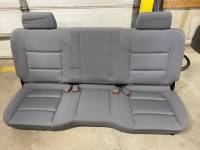14-18 Chevy Silverado/GMC Sierra Double/Extended Cab 2nd Row Gray Cloth Bench Seat - Image 3