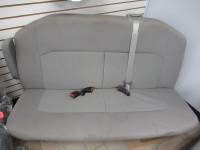 08-15 Ford Econoline Van 3rd/4th Row 3-Passenger Light Gray Cloth Bench Seat W/Arm
