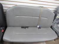 08-15 Ford Econoline Van 3rd/4th Row 3-Passenger Light Gray Vinyl Bench Seat