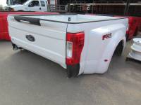 17-19 Ford F-250/F-350 Super Duty White 8ft Long Dually Bed Truck Bed - Image 28