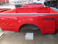 17-19 Ford F-250/F-350 Super Duty Red 8ft Long Bed Truck Bed - Image 6