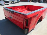 17-19 Ford F-250/F-350 Super Duty Red 8ft Long Bed Truck Bed - Image 27