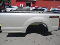 17-19 Ford F-250/F-350 Super Duty White/Gold 8ft Long Bed Truck Bed - Image 6