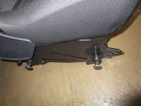 16-23 Mercedes Benz Metris Van Black Cloth 3-Passenger Split Bench Seat - Image 9