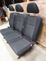 16-23 Mercedes Benz Metris Van Black Cloth 3-Passenger Split Bench Seat - Image 28