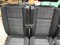 16-23 Mercedes Benz Metris Van Black Cloth 3-Passenger Split Bench Seat - Image 12
