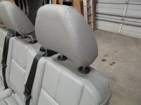 16-23  Mercedes Benz Metris Van Aftermarket Gray Leather 3-Pass Bench Seat - Image 7