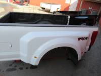Used 17-19 Ford F-250/F-350 Super Duty White 8ft Long Dually Bed Truck Bed - Image 4