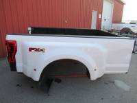 Used 17-19 Ford F-250/F-350 Super Duty White 8ft Long Dually Bed Truck Bed - Image 9