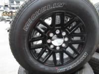 Takeoff Wheels & Tires - Ford Truck and Van Wheels & Tires - Takeoff 05-21 Ford F-250/F-350 Super Duty 8 Lug 20 in. Black Aluminum Wheels & Michelin LTX A/T2 LT275/65/R20 Tires