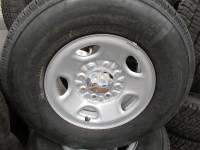 03-19 Chevy/GMC Van 8 Lug 16" Gray Steel Wheels & Bridgestone LT245/75/R16 Tires