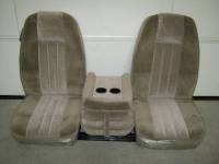 60-72 Chevy/GMC Full Size CK Truck C-200 2.0 Tan Cloth Triway Seat  - Image 7