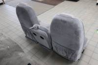 60-72 Chevy/GMC Full Size CK Truck C-200 2.0 Light Gray Cloth Triway Seat  - Image 5