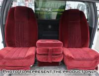 60-72 Chevy/GMC Full Size CK Truck C-200 2.0 Burgundy Cloth Triway Seat  - Image 1