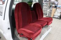 60-72 Chevy/GMC Full Size CK Truck C-200 2.0 Burgundy Cloth Triway Seat  - Image 8