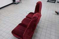 60-72 Chevy/GMC Full Size CK Truck C-200 2.0 Burgundy Cloth Triway Seat  - Image 12