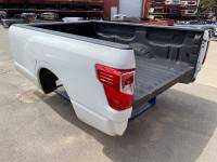 Import Truck Beds - Nissan - 17-18 Nissan Titan Crew Cab White 8ft Long Bed 