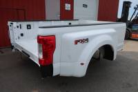 Used 17-C Ford F-250/F-350 Super Duty White 8ft Long Dually Bed Truck Bed 