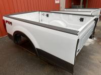 17-C Ford F-250/F-350 Super Duty White/Brown 8ft Long Bed Truck Bed - Image 12