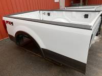 20-22 Ford F-250/F-350 Super Duty White/Brown 8ft Long Bed Truck Bed - Image 13