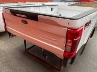 20-22 Ford F-250/F-350 Super Duty White/Brown 8ft Long Bed Truck Bed - Image 17