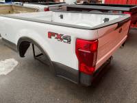 17-C Ford F-250/F-350 Super Duty White/Brown 8ft Long Bed Truck Bed - Image 21