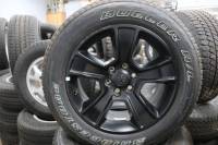19-22 Ram  1500 6 Lug 20" Black Aluminum Wheels 275-55R20 Bridgestone Dueler HL OWL 