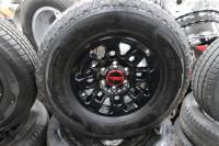 16-19 Toyota Tacoma TRD 16" Black 6 Lug Wheels with Goodyear Wrangler All Terrian Adventure 265/70r16 Set of 5 - Image 4