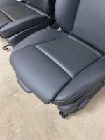 19-2023 Mercedes Benz Sprinter Van Black Leather Front Bucket Seats - Image 4