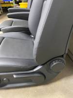 19-2023 Mercedes Benz Sprinter Van Black Leather Front Bucket Seats - Image 18