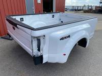 17-22 Ford F-250/F-350 Super Duty White 8ft Long Dually Bed Truck Bed - Image 1