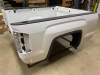 14-18 GMC Sierra White 6.5ft Short Truck Bed - Image 1