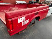 Used 87-96 Ford F-150, F-250, F-350, 8ft Single Wheel Red Dual Tank Bed - Image 1