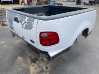 Used 01-03 Ford F-150 Super Crew White/Brown 5.5ft Truck Bed