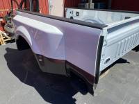 New 23-C Ford F-250/F-350 Super Duty White/Brown 8ft Long Dually Bed Truck Bed - Image 1