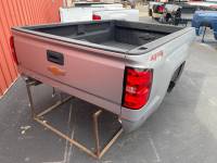 14-18 Chevy Silverado Silver 8ft Long Truck Bed - Image 1