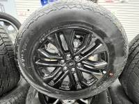 04-24 Ford F-150 6 Lug 20" Black Aluminum Wheels & Hankook Dynapro At2 275/60/20  