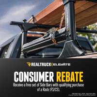 Receive a set of Elevate Side Bars with the purchase of an Elevate Rack (FS/CS) Between July 2, 2024 and August 28, 2024