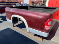 97-04 Dodge Dakota 6.6ft Burgundy/Silver Truck Bed - Image 3