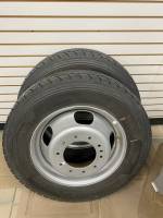 13-24 Dodge Ram 4500/5500 Cab & Chassis 225/75/19.5" Wheels and Tires Set of 6 w/Inner Steel Wheels and Tires - Image 2