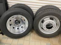 13-24 Dodge Ram 4500/5500 Cab & Chassis 225/75/19.5" Wheels and Tires Set of 6 w/Inner Steel Wheels and Tires - Image 7