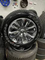 19-24 Dodge Ram 1500 6 Lug 20in Gray w/ Chrome Inlay Alum. Wheels w/ 275/55R20 Bridgestone Duelers HL - Image 2