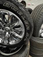 19-24 Dodge Ram 1500 6 Lug 20in Gray w/ Chrome Inlay Alum. Wheels w/ 275/55R20 Bridgestone Duelers HL - Image 3