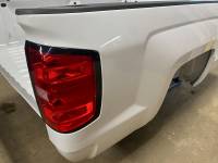 New 14-18 Chevy Silverado White 8ft Long Truck Bed w/ Gooseneck Hole - Image 5