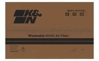 K&N - K&N HVAC Filter Non-woven Synthetic H-0.8 in. L-24.5 in. 16 x 25 x 1 in. MERV 13 - HVC-13-11625 - Image 2