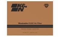 K&N - K&N HVAC Filter Non-woven Synthetic H-0.8 in. L-23.38 in. 18 x 24 x 1 in. MERV 8 - HVC-8-11824 - Image 4